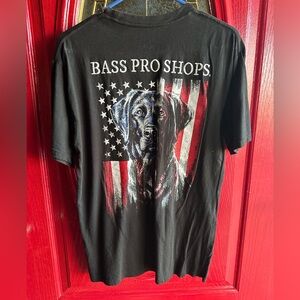 Bass Pro Shops Tee - lab & flag